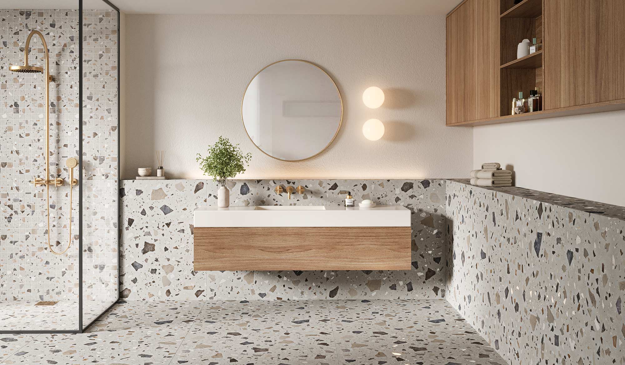 materiais para banheiro estilo spa