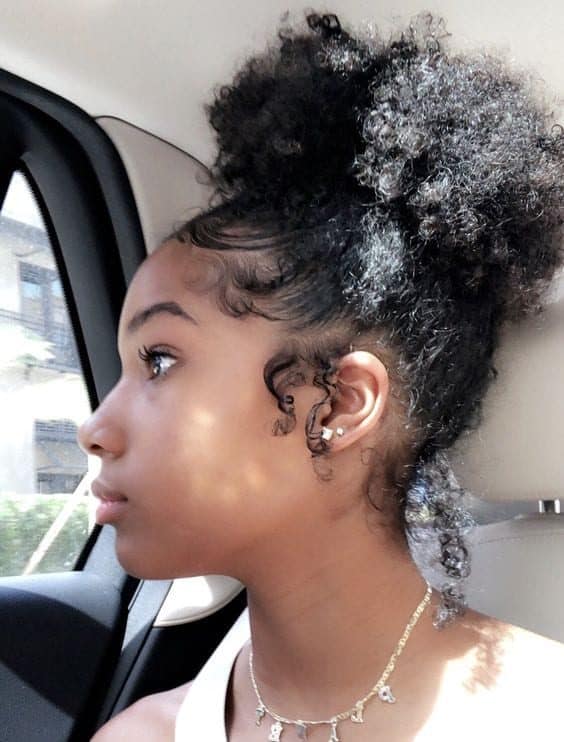 Baby hair cacheado