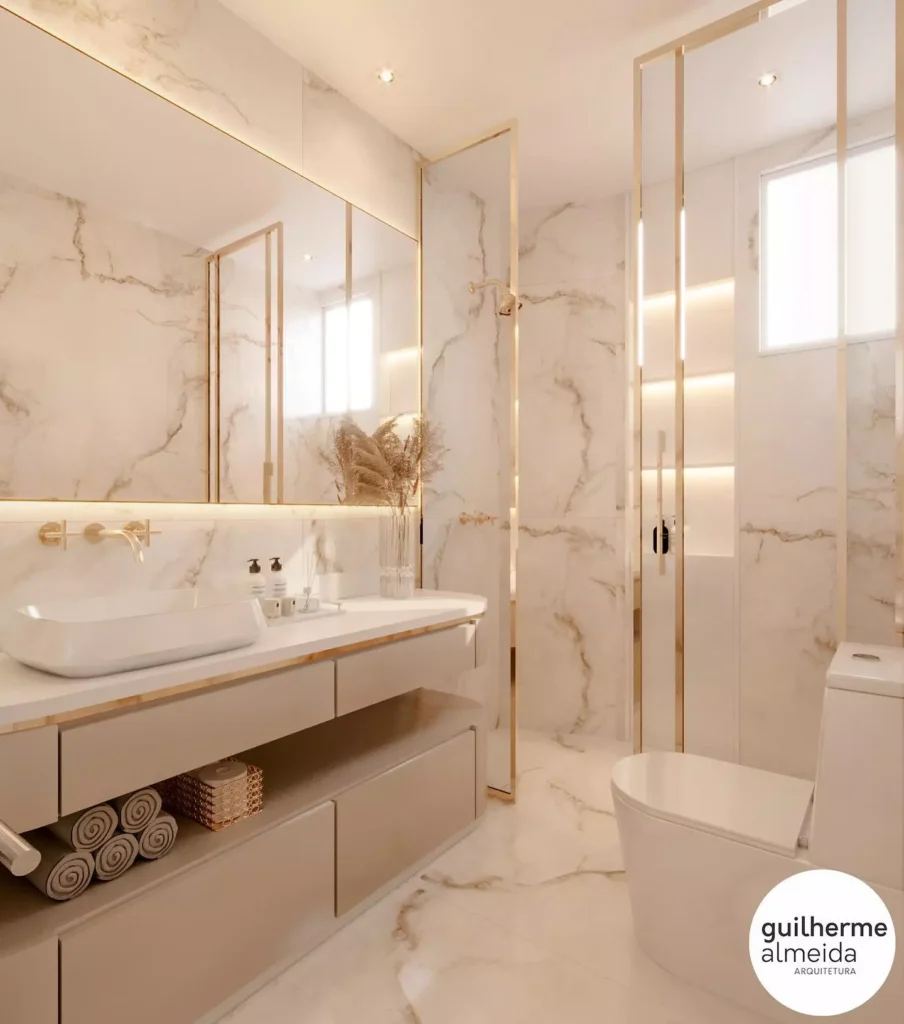 bancada de banheiro pequena para lavabo