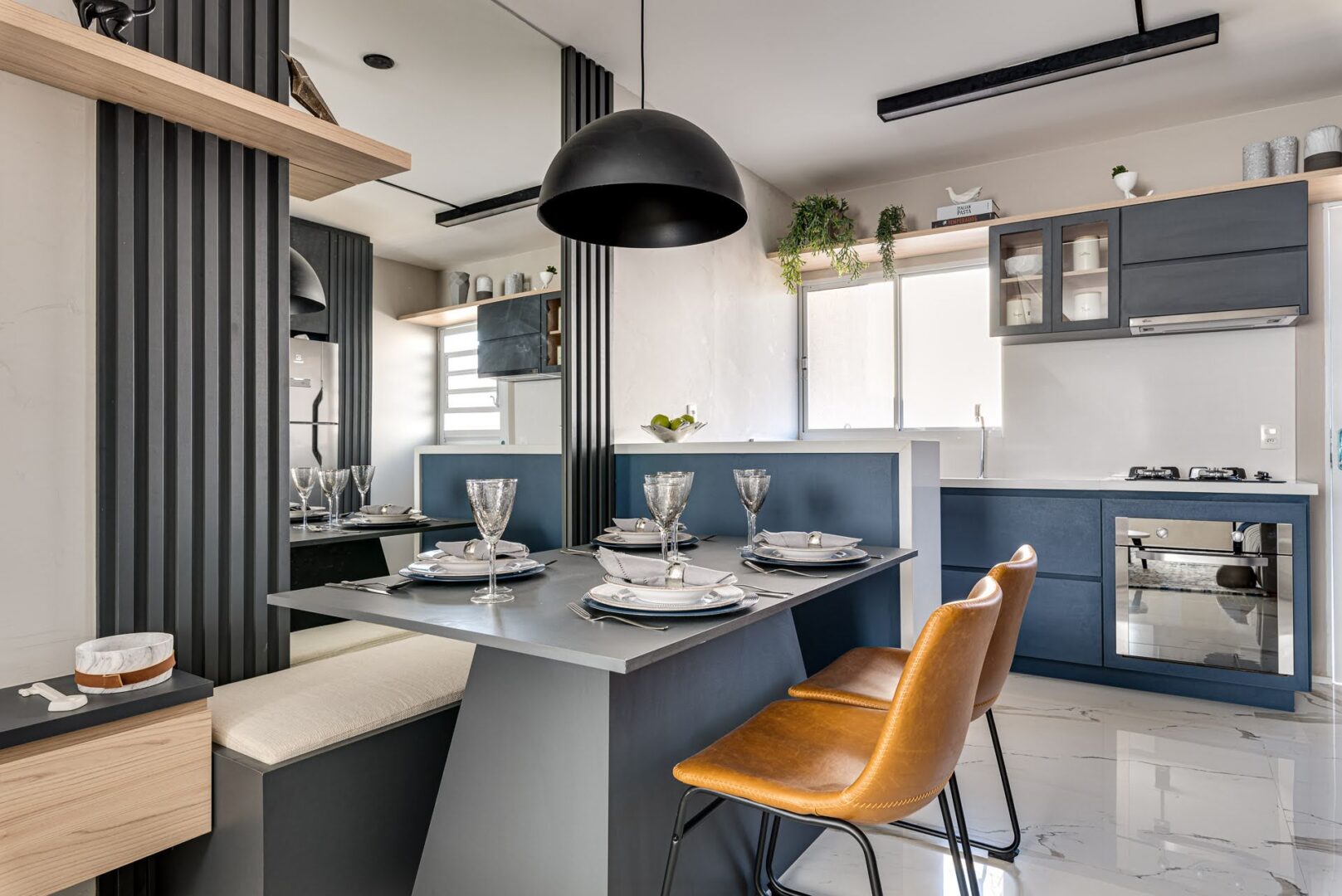 modelos de bancada de cozinha de canto inspiradores