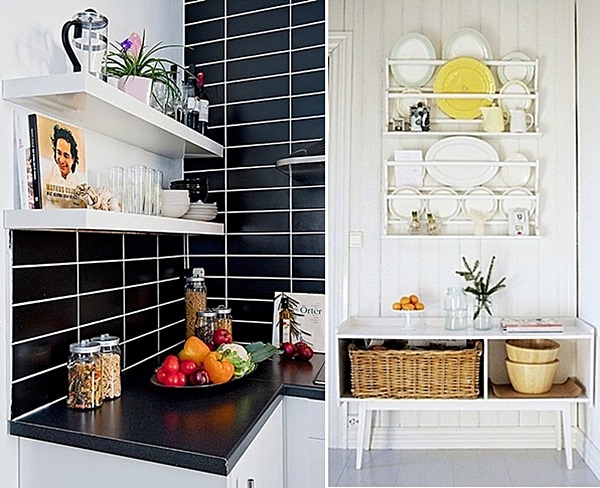 bancada de cozinha de canto