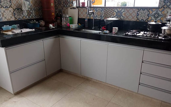 manutenção e durabilidade de bancadas de cozinha em L