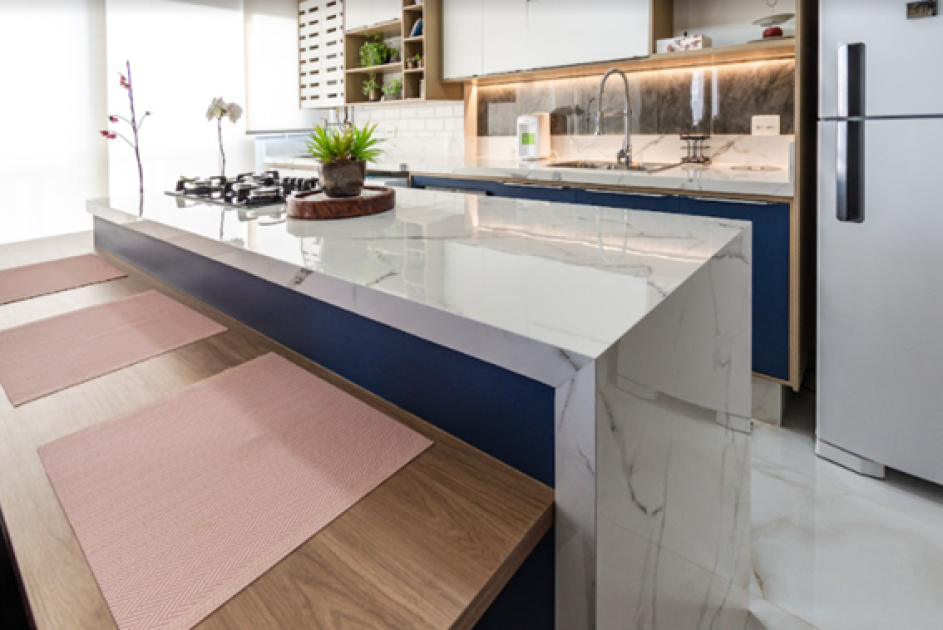 Como escolher o porcelanato ideal para sua bancada