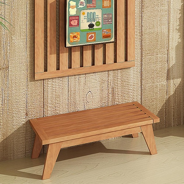 banco de madeira plástica para área externa preço