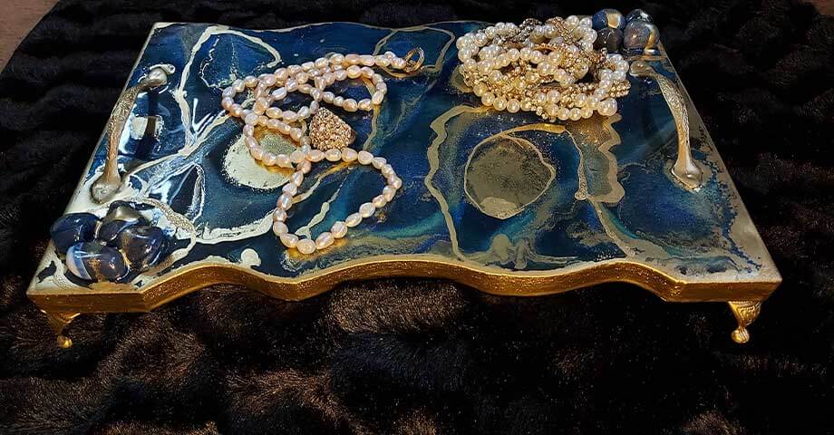 como fazer bandeja de resina para iniciantes