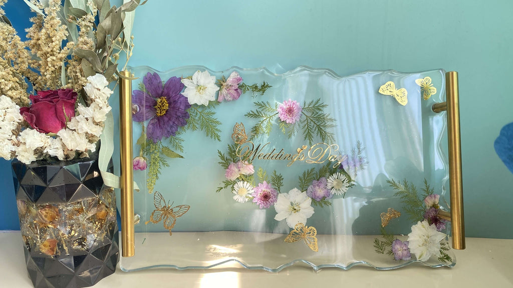 kit resina epóxi para fazer bandeja