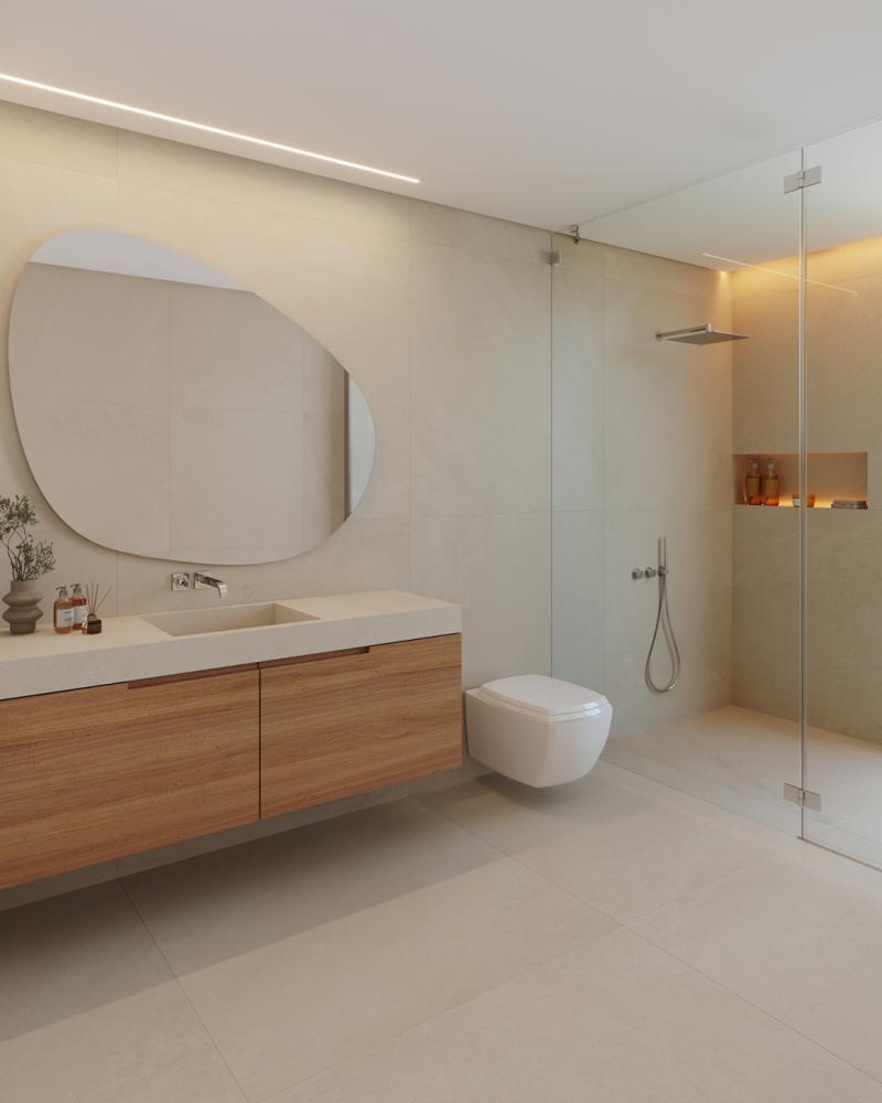 Porcelanato 3D vs. Cerâmica com Relevo: Qual o melhor para áreas úmidas?