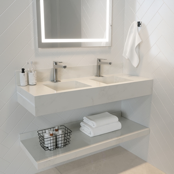 O que é preciso saber sobre a hidráulica de um banheiro com cuba dupla?