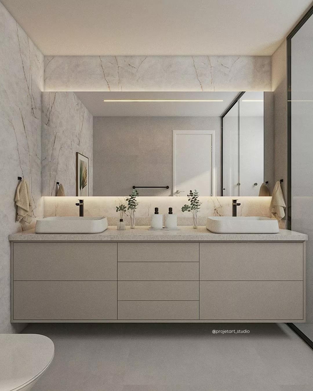 5 erros comuns ao planejar um banheiro com cuba dupla