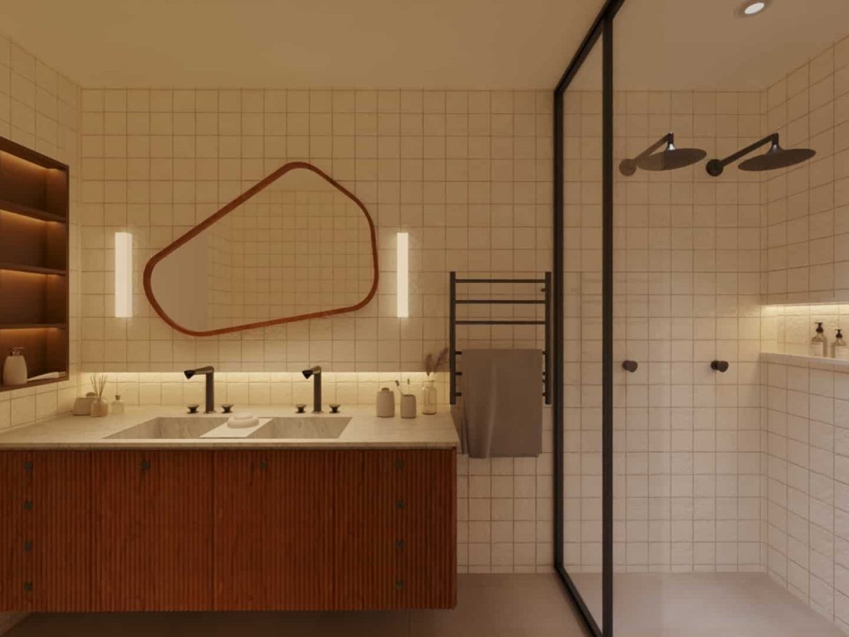 móveis planejados para banheiros pequenos com duas cubas