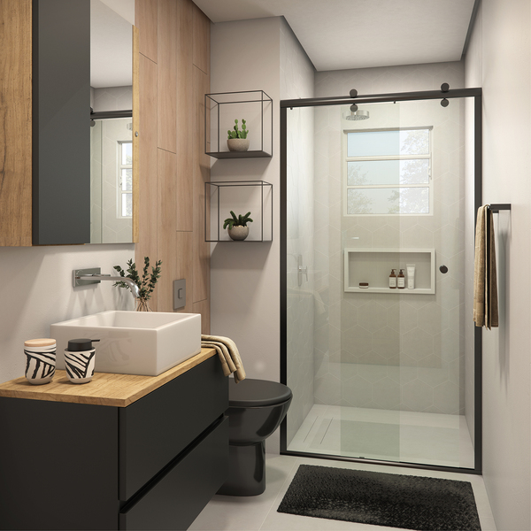 ideias de banheiro com janela maxim ar