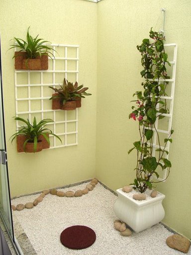 decoração banheiro com plantas
