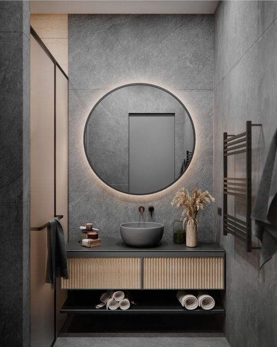 banheiro estilo industrial