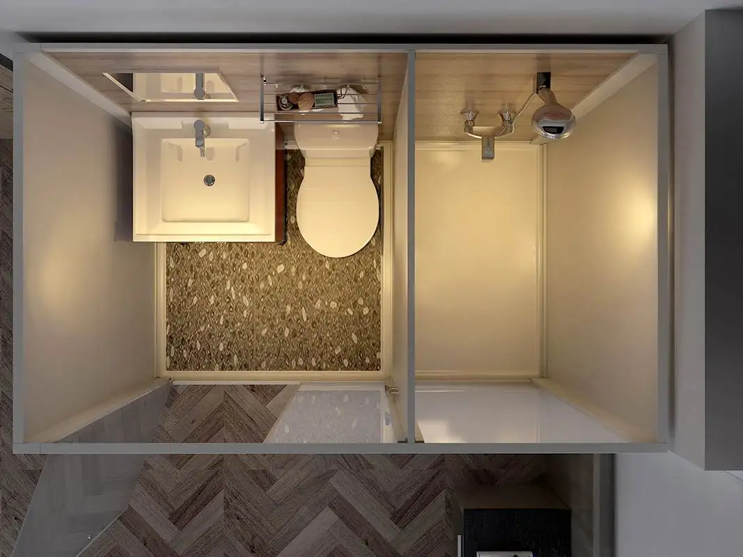 benefícios da integração de quarto e banheiro