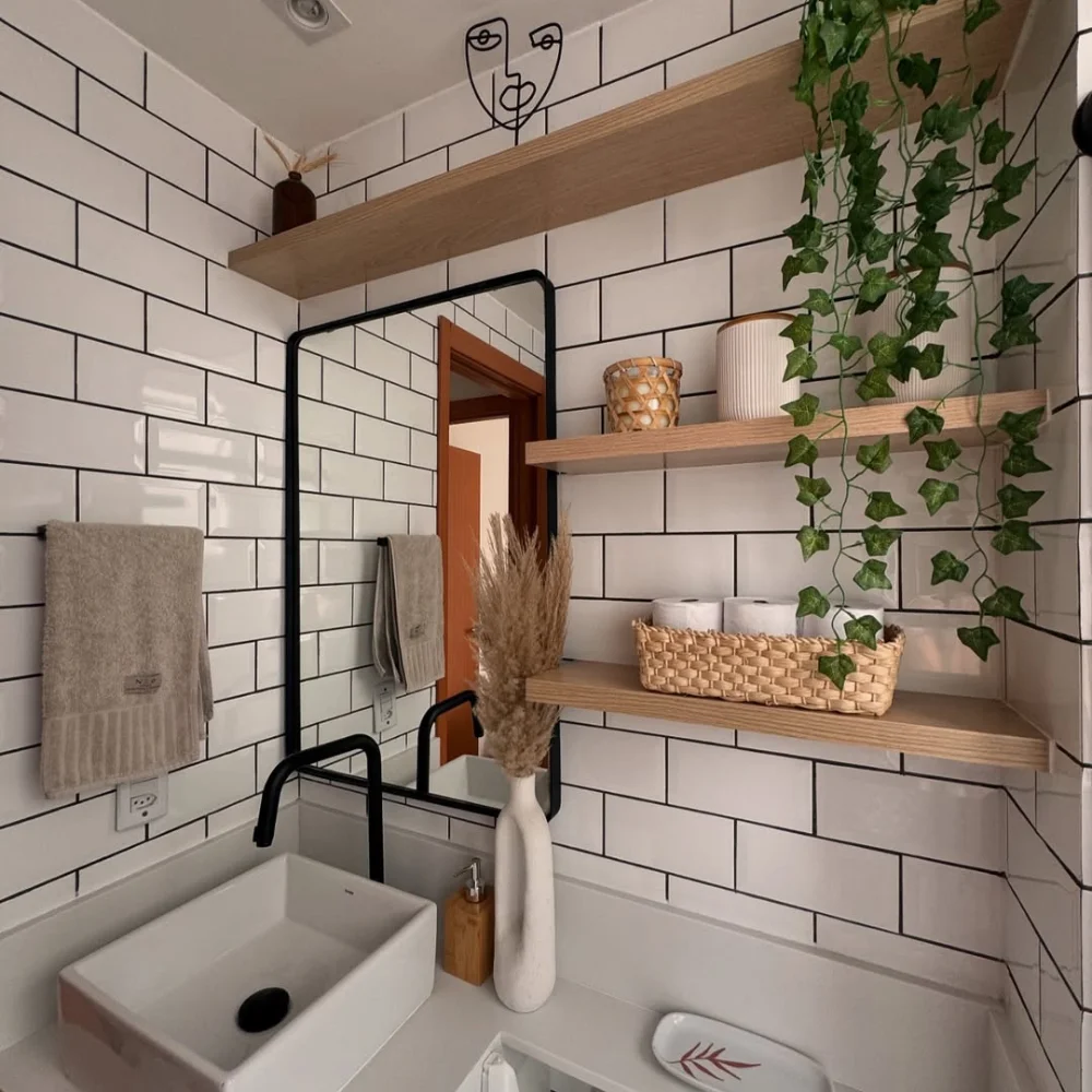 itens essenciais para banheiro minimalista