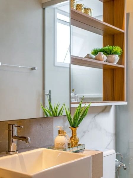 banheiro minimalista como decorar