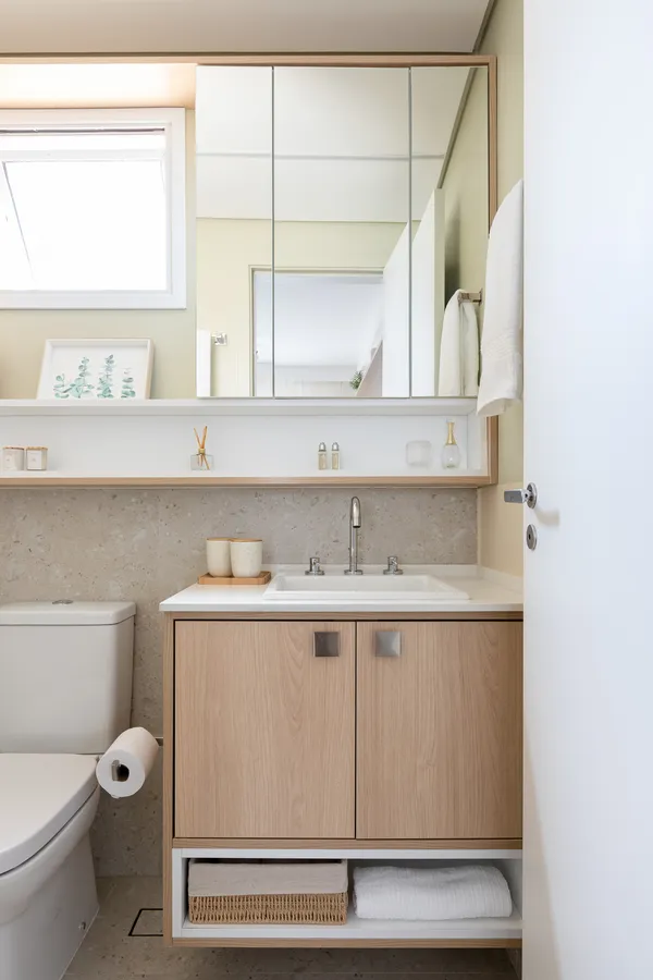 itens essenciais para banheiro minimalista