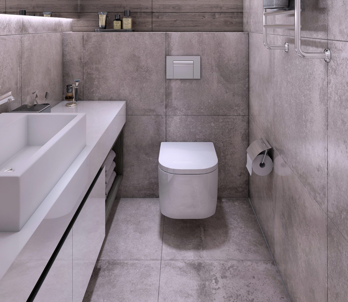 custo beneficio azulejo so no box banheiro pequeno