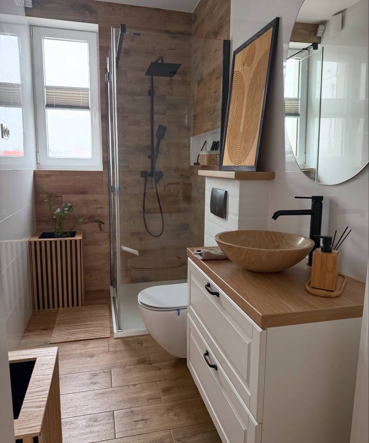 5 ideias criativas azulejo so no box banheiro pequeno