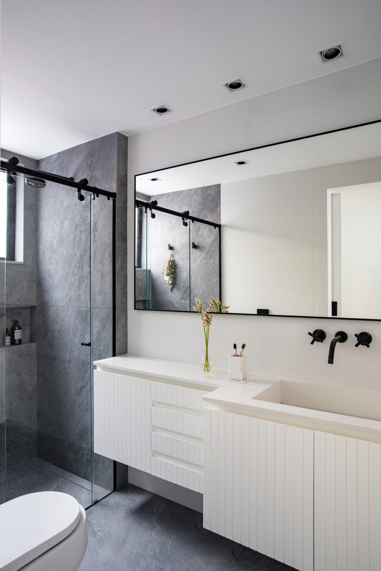 azulejo so no box vs banheiro todo revestido qual melhor