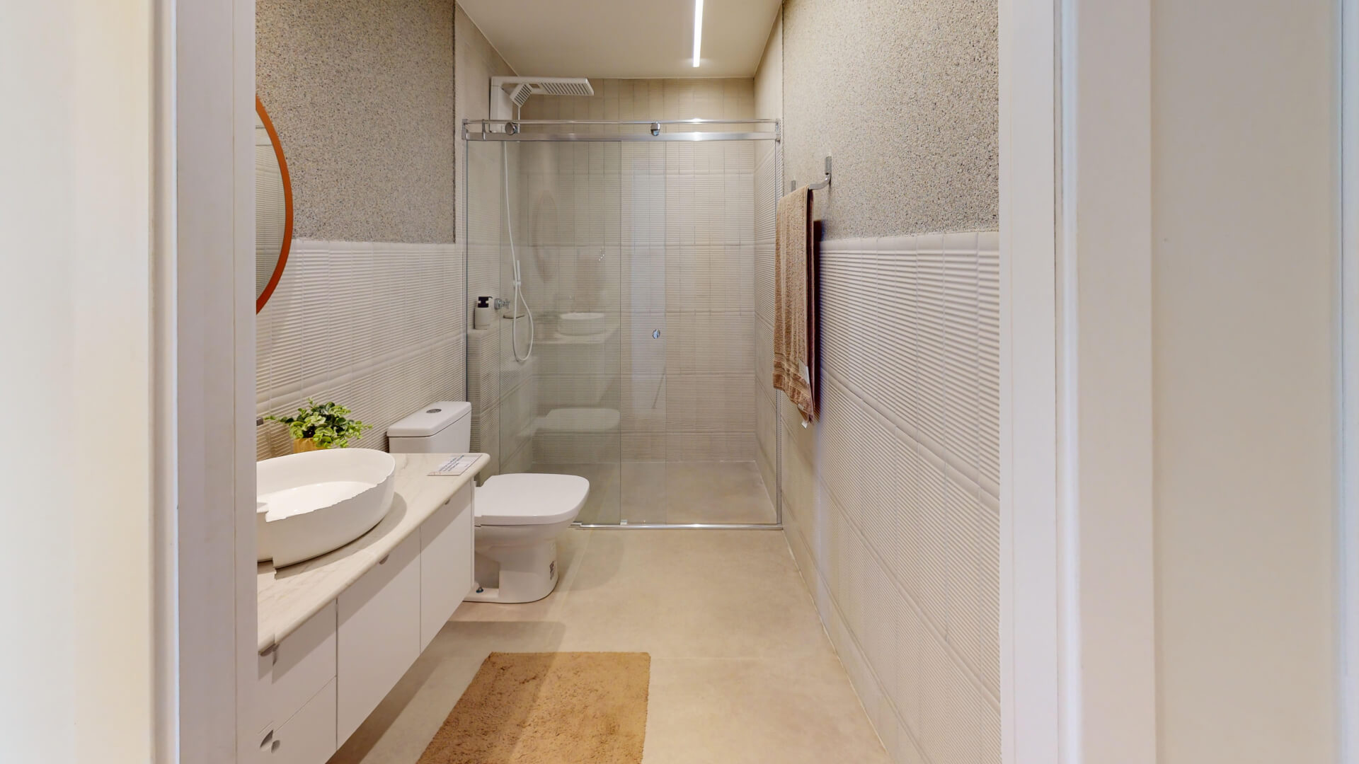 tendências revestimentos banheiro 2026