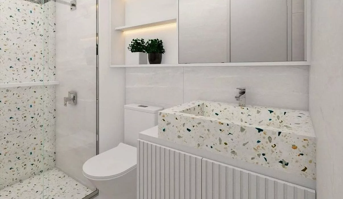 cores para ampliar banheiro