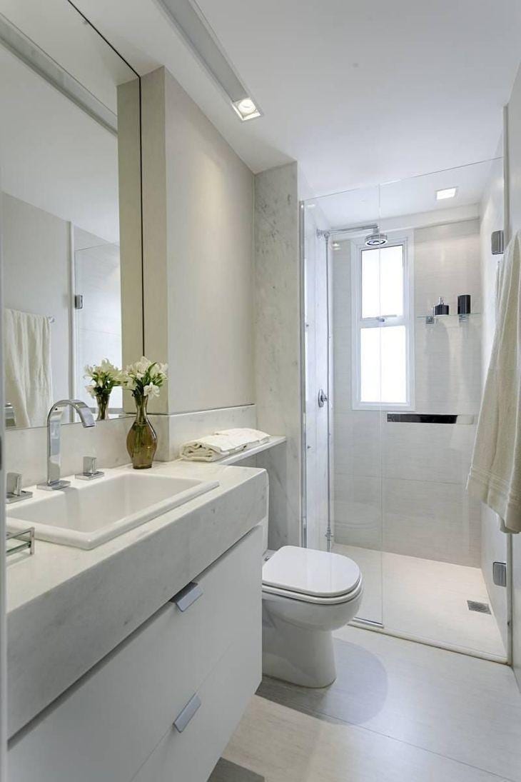 porcelanato para banheiro pequeno