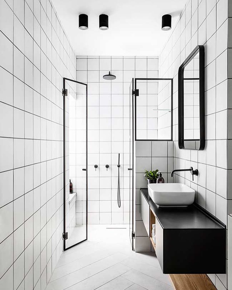 Acessórios que Transformam seu Banheiro Preto e Branco