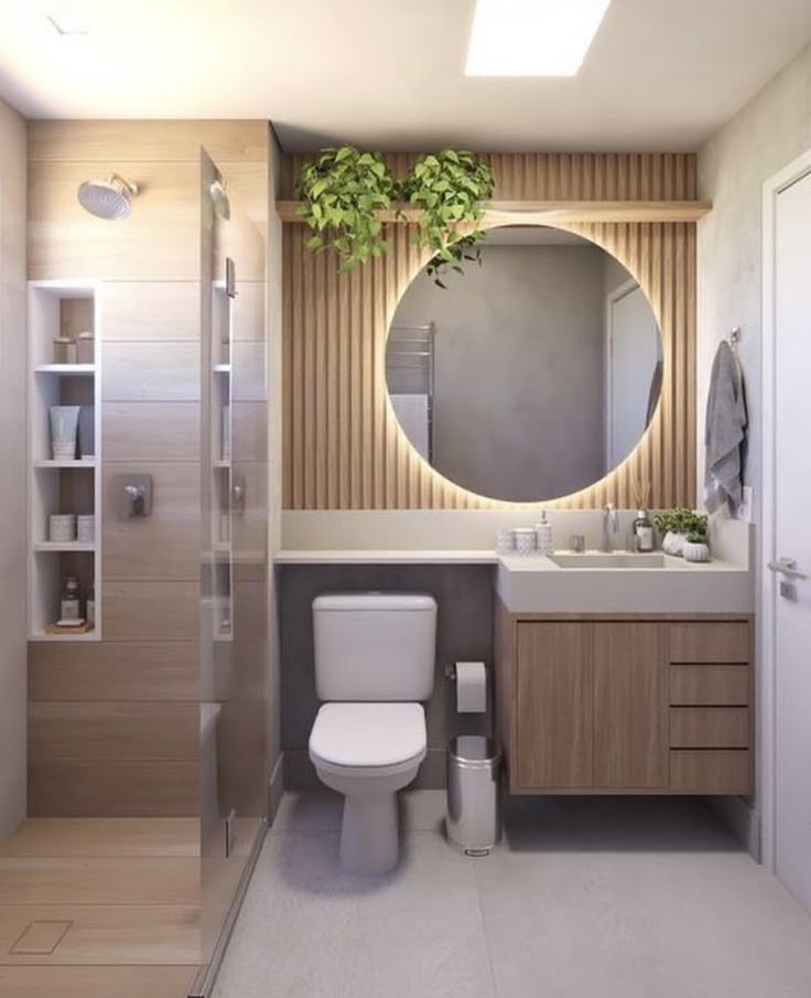 ideias decoração banheiro simples e funcional