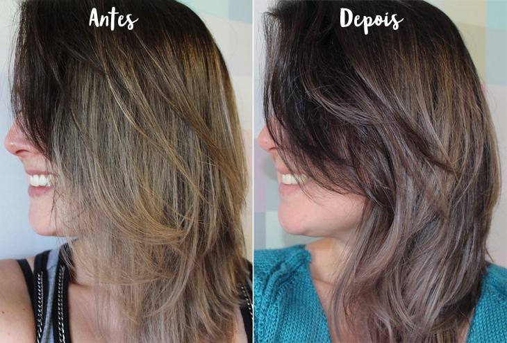 banho de brilho no cabelo