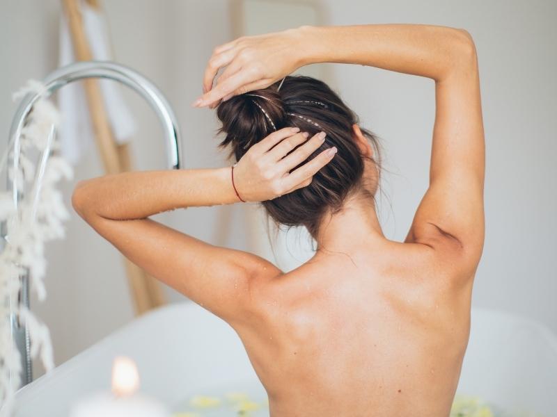 banho de lua esfoliação