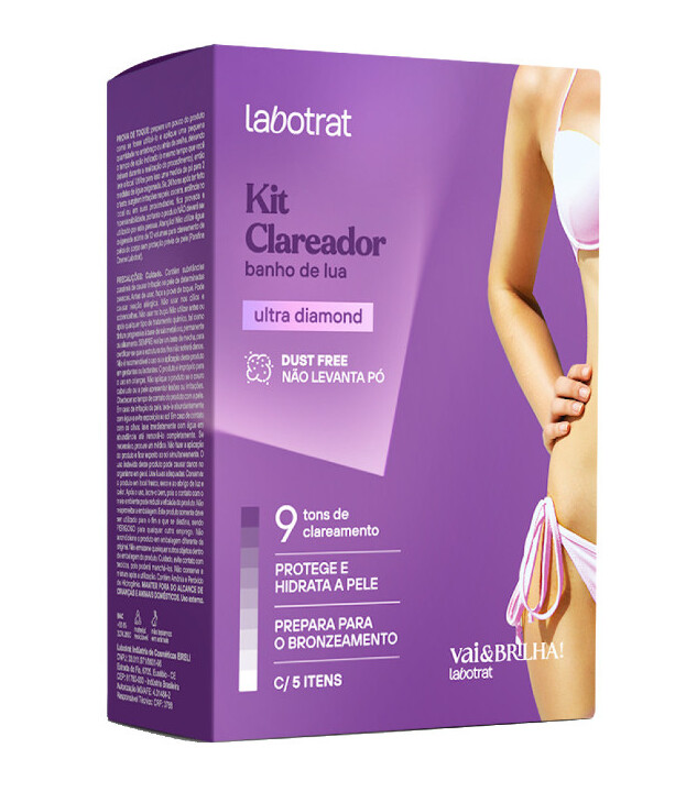 banho de lua descolorir pelos