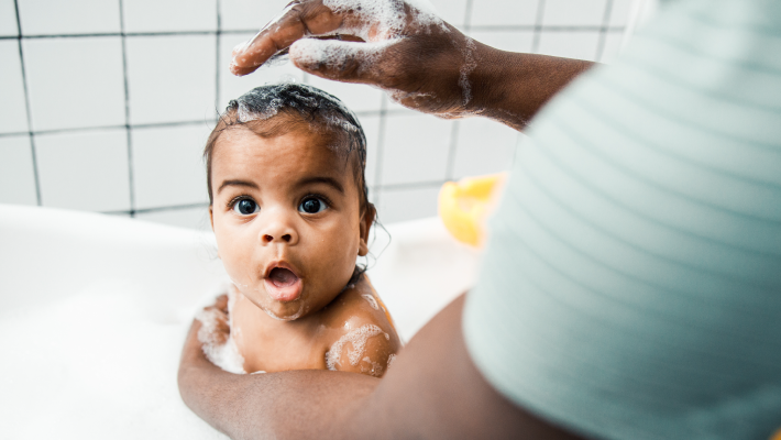 banho do bebê