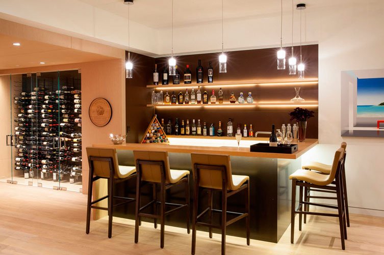 o que colocar em um home bar