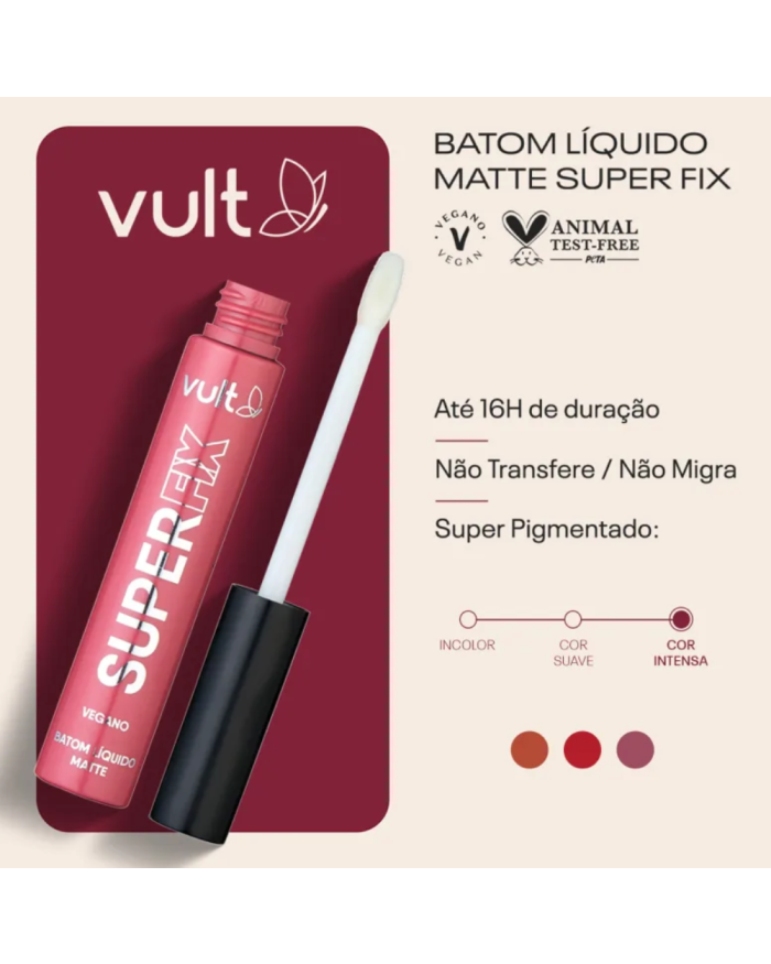 Batom mate vult cores tendências