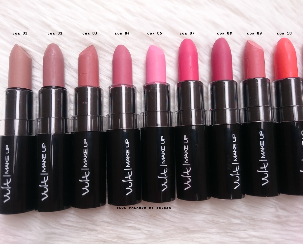 Batom mate vult cores tendências