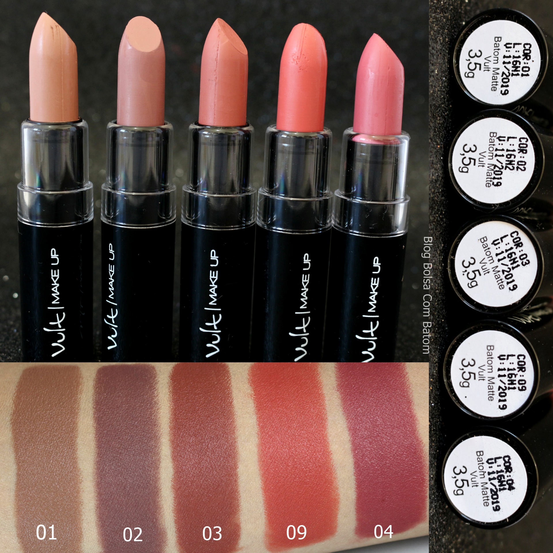 Batom mate vult cores tendências