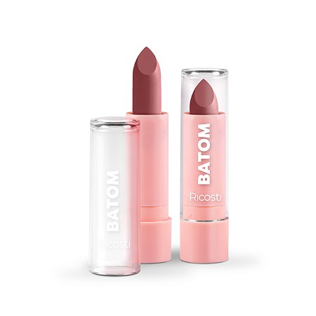 batom rosa vegano e hidratante