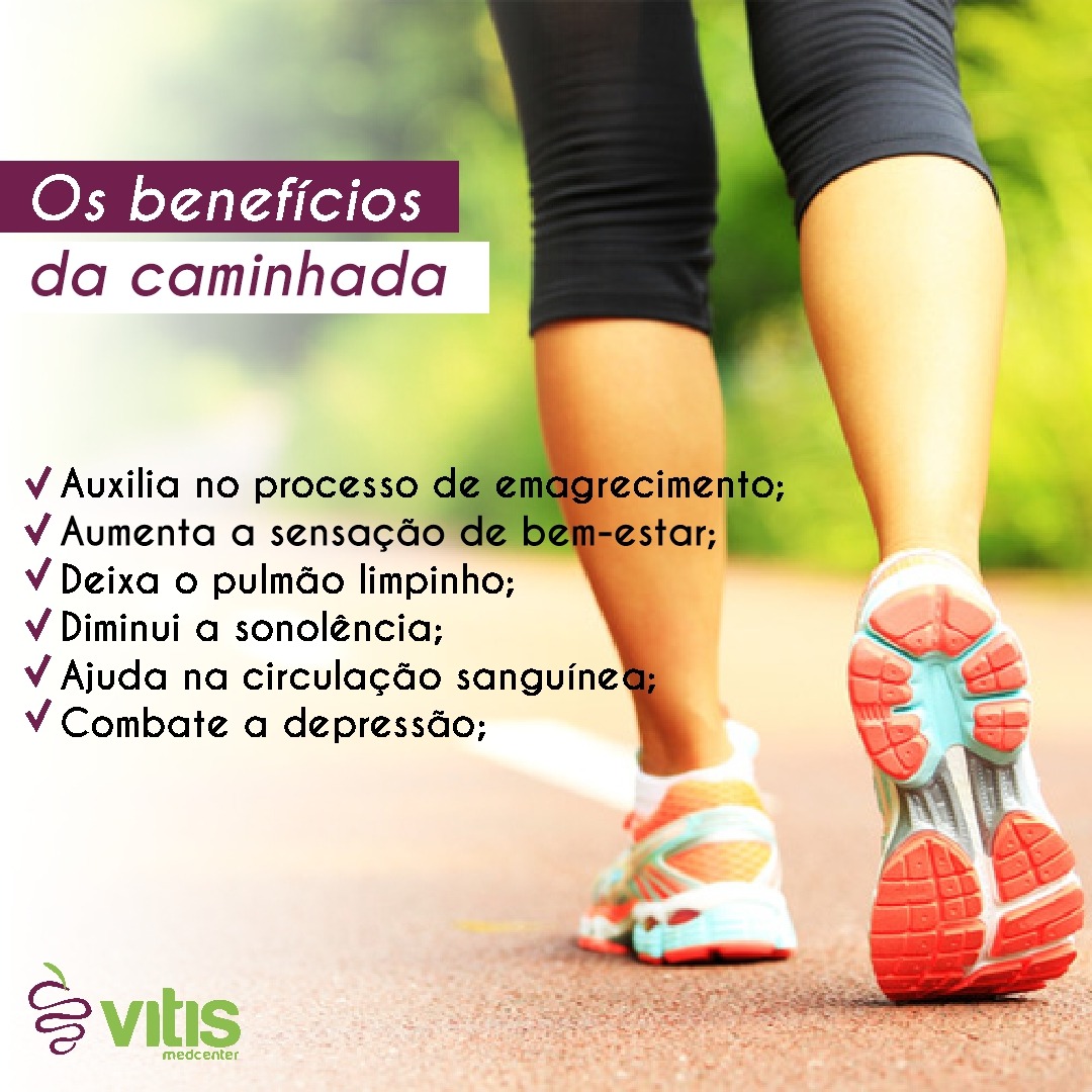 benefícios de caminhar