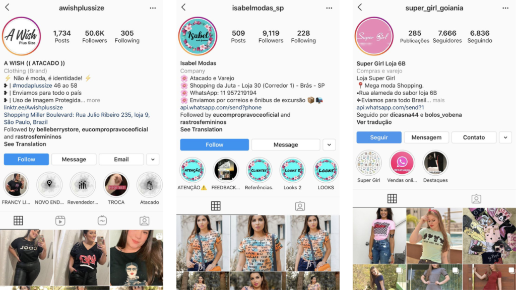 bio para instagram feminino