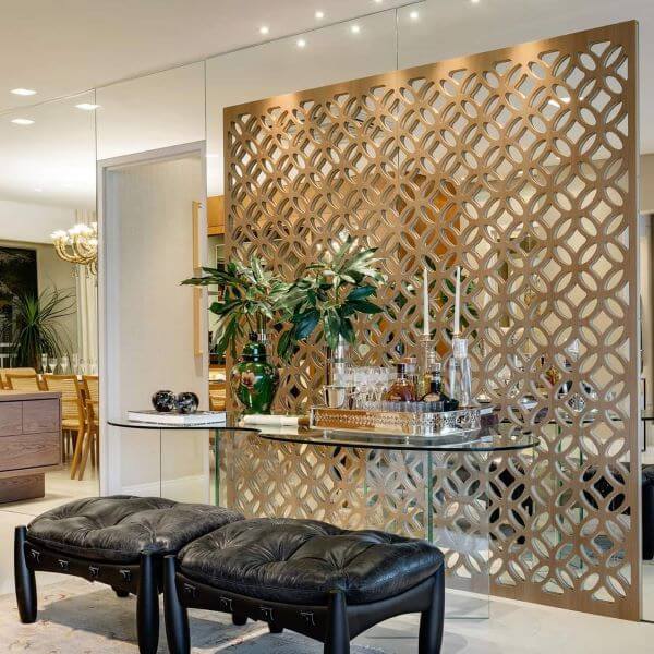 biombo para dividir sala de estar e jantar