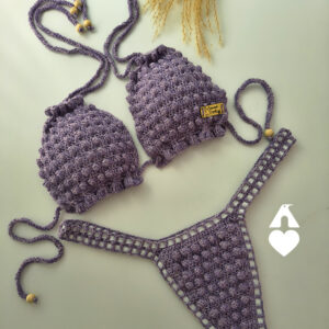 biquini adulto de croche