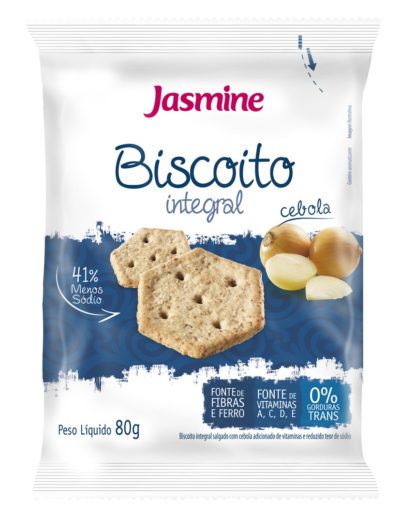 biscoitos integrais com alto teor de fibras