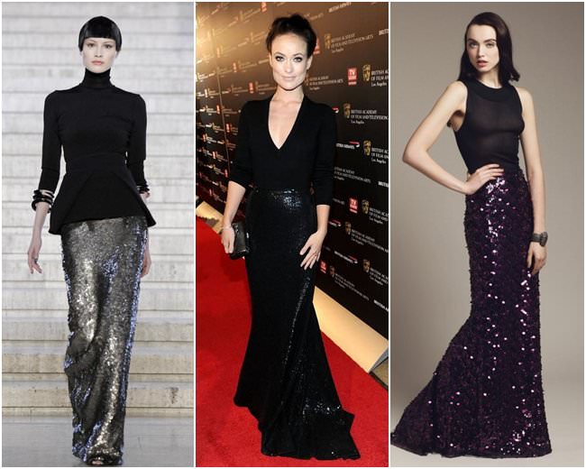 combinar blusa com saia longa