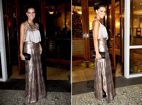 blusa para usar com saia longa de festa