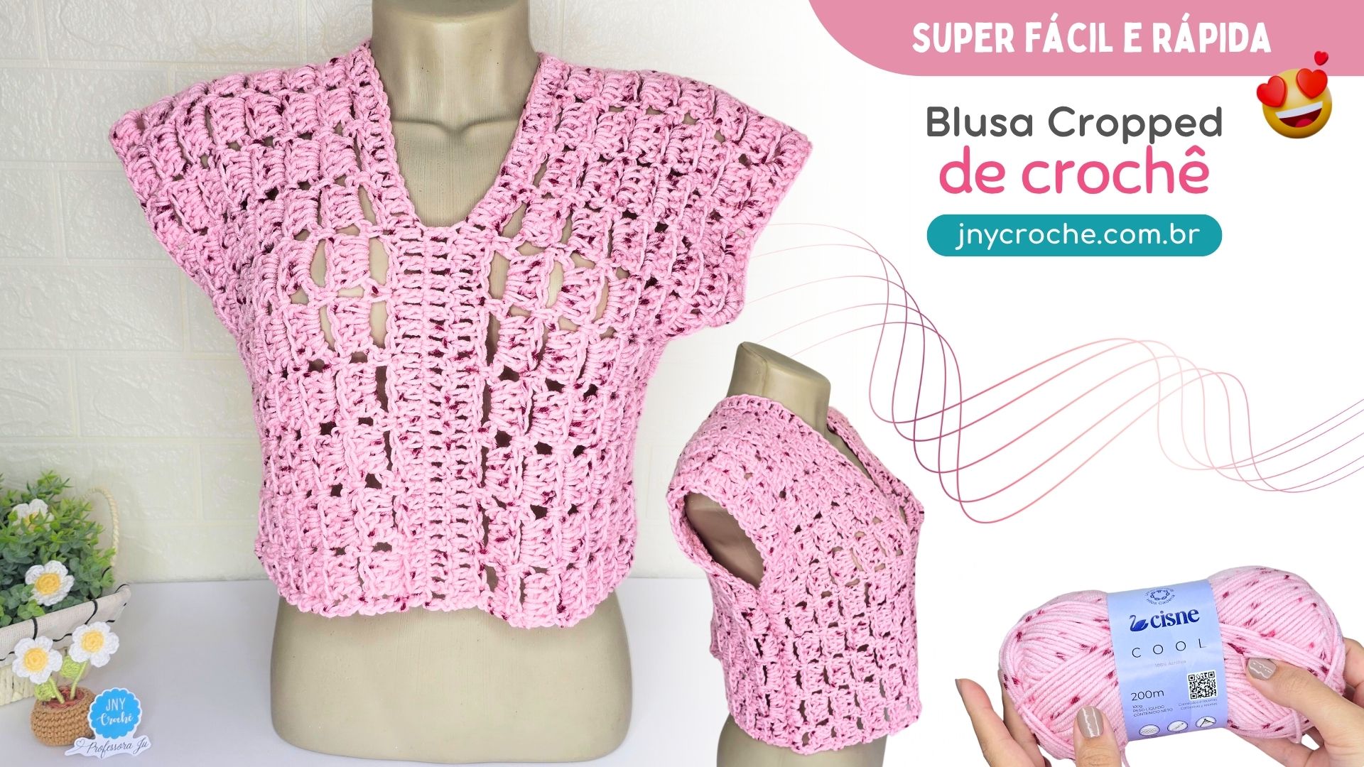 Como Fazer um Decote Perfeito em Crochê