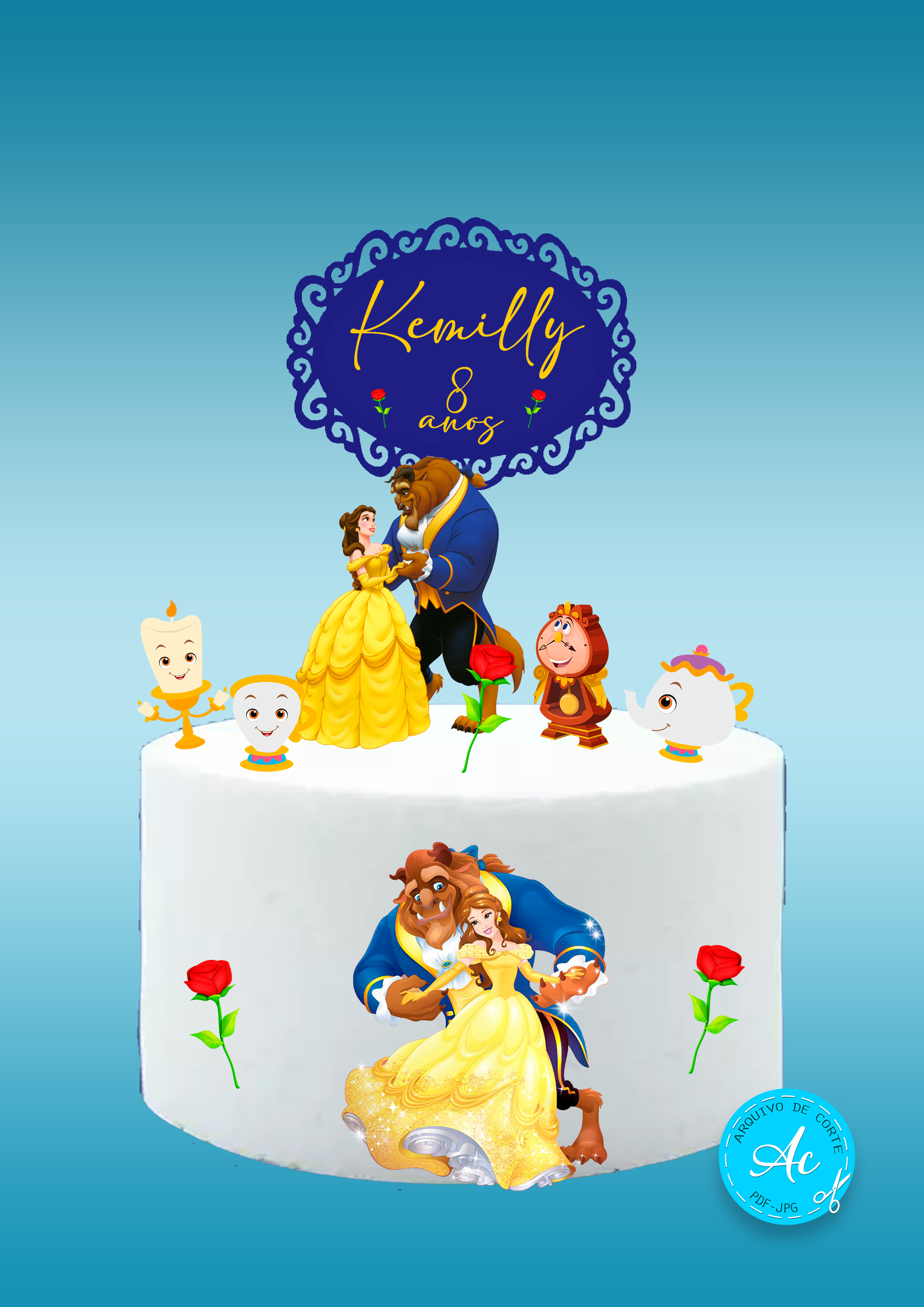 Guia completo de toppers para bolos de festa