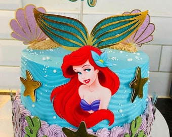 Onde Comprar Kits de Decoração da Pequena Sereia para Bolos