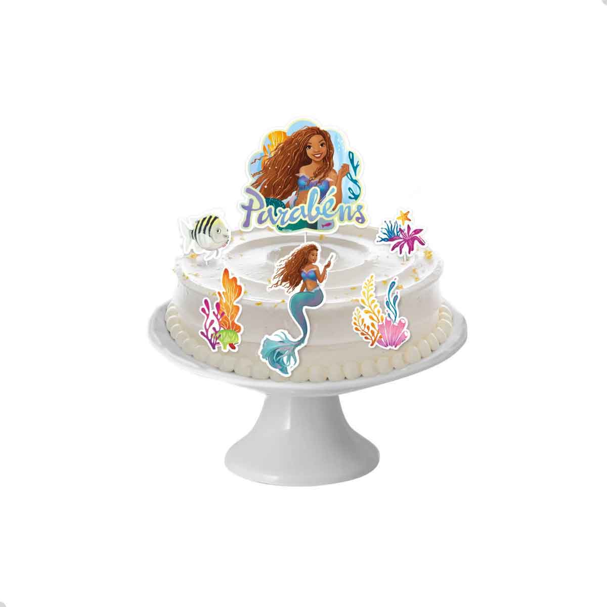 Onde Comprar Kits de Decoração da Pequena Sereia para Bolos