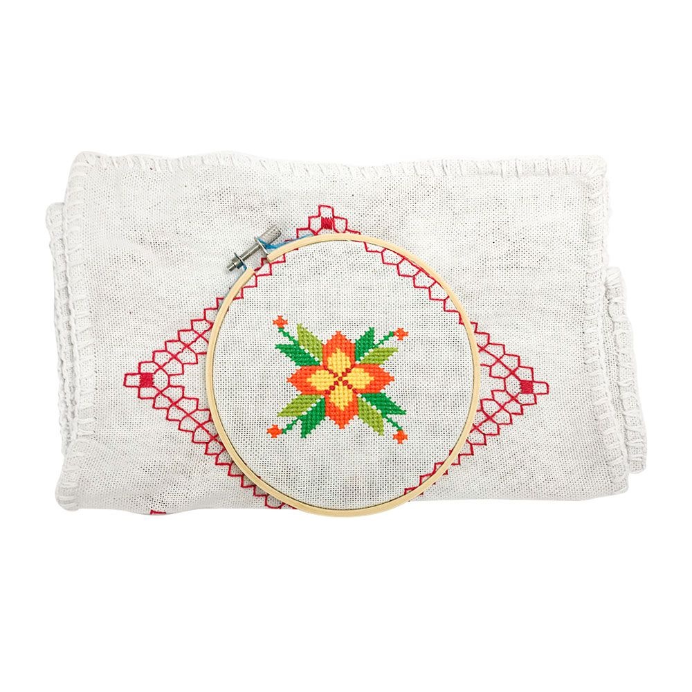 materiais para bordado ponto cruz